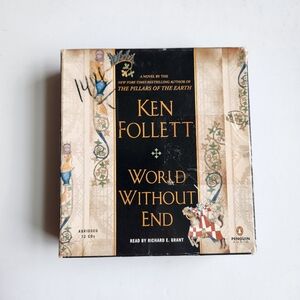 2007 WORLD WITHOUT END 12-CD Abridged Ken Follett Audiobook (Richard E. Grant)